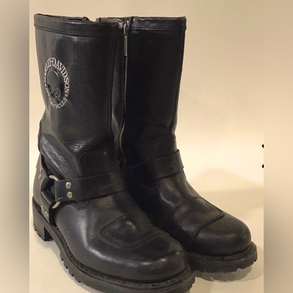 Harley-Davidson Other - 🏍️Harley Davidson mens 8 women’s 9 Leather biker Willie G riding boots🏍️sweet!